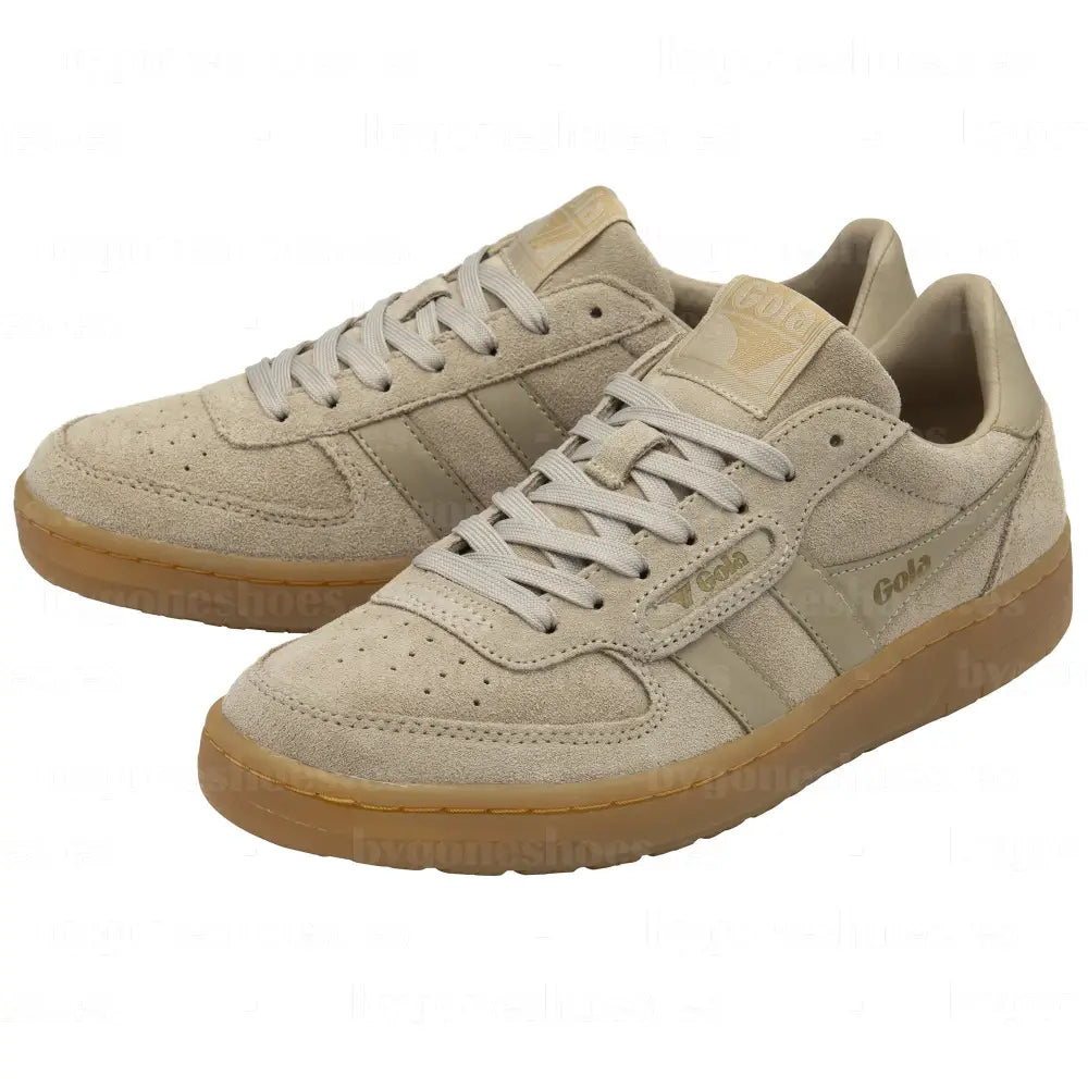 GOLA|SNEAKERS MUJER|HAWK SUEDE-BONE/GUM CLB571|BOGU SNEAKERS