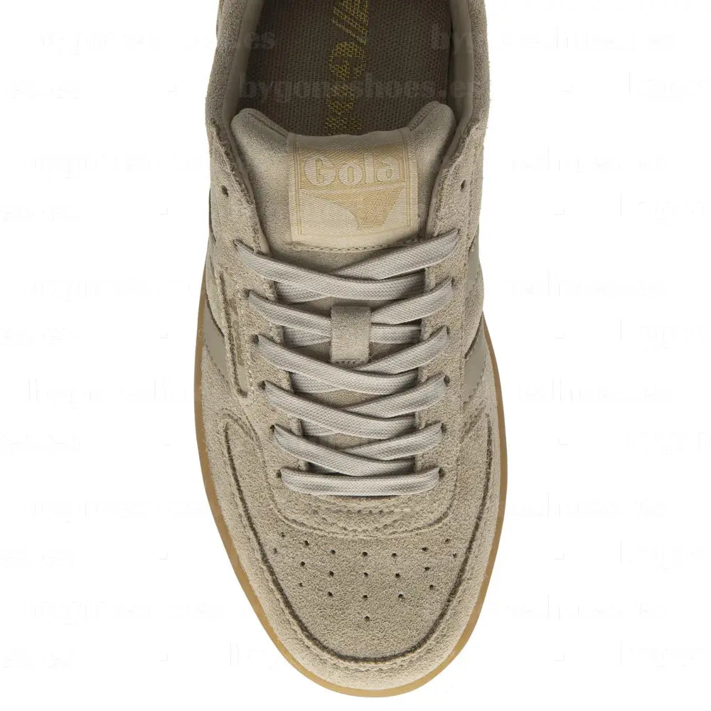 GOLA|SNEAKERS MUJER|HAWK SUEDE-BONE/GUM CLB571|BOGU SNEAKERS