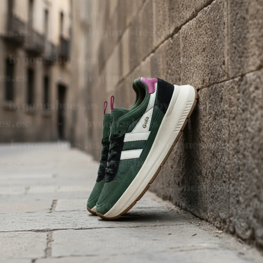 GOLA|SNEAKERS MUJER| Phoenix EVERGREEN/BLACK/FUCHSIA CLB778|EBF SNEAKERS