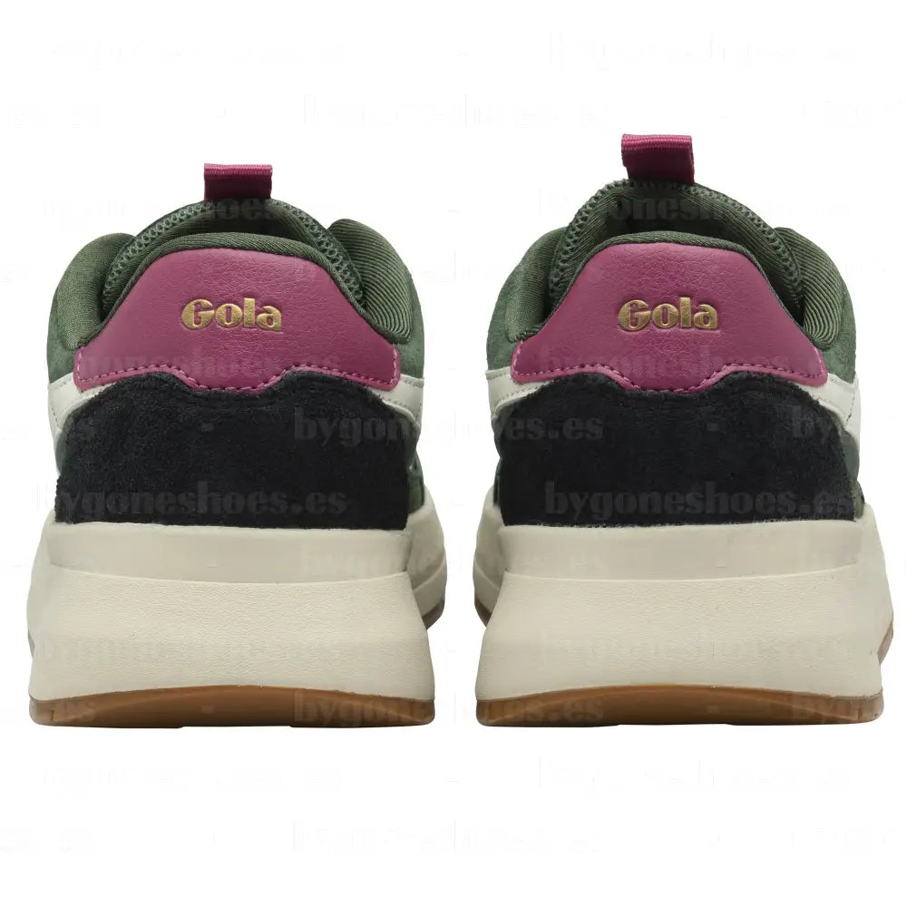 GOLA|SNEAKERS MUJER| Phoenix EVERGREEN/BLACK/FUCHSIA CLB778|EBF SNEAKERS