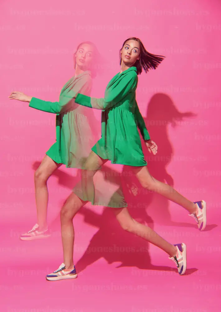 GOLA | SNEAKERS MUJER | RAVEN-CLB516 WHEAT/CORAL PINK/ROYAL PURPLE SNEAKERS