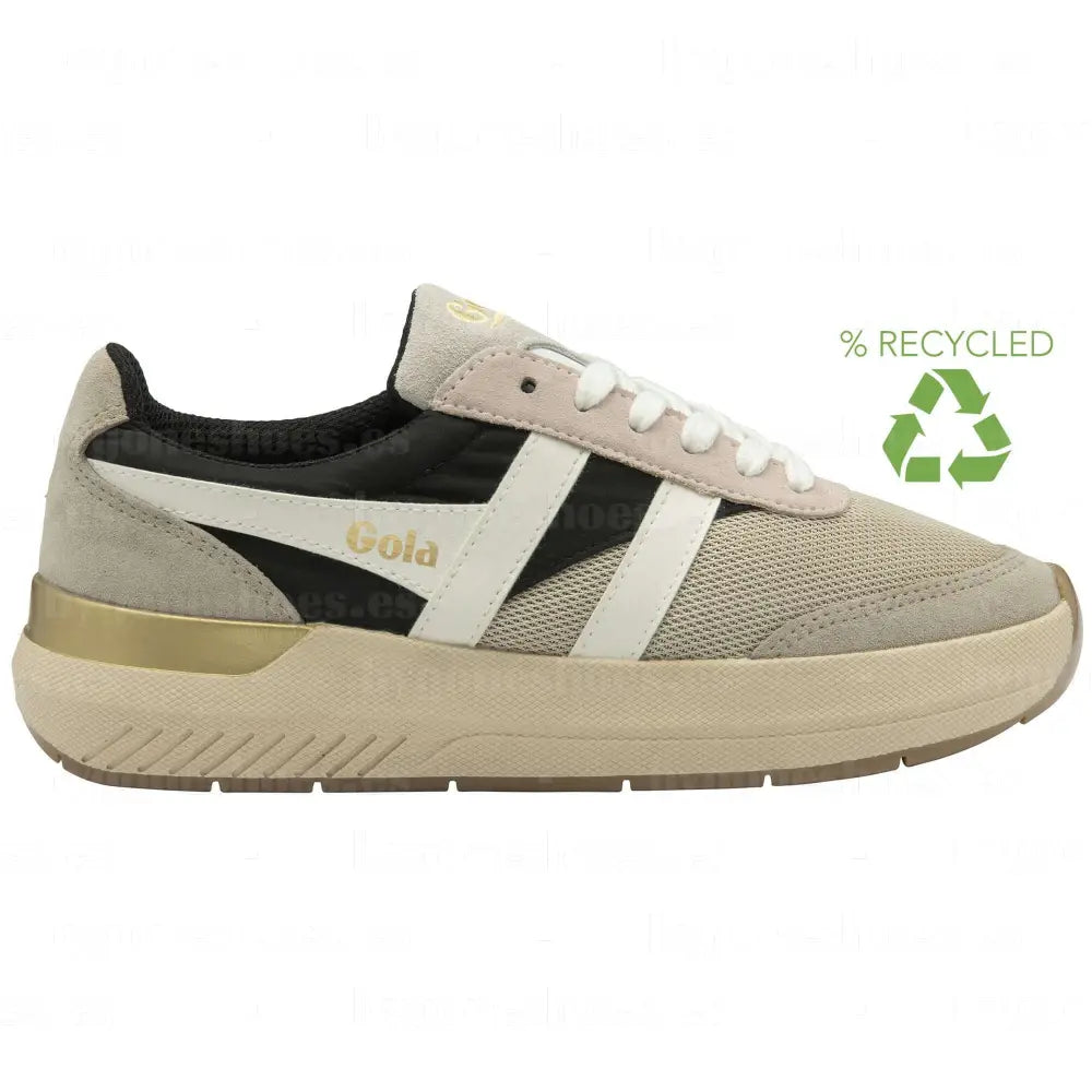 GOLA|SNEAKERS MUJER|RAVEN- WHEAT/BLACK/FEATHER GREY CLB516|WBFG SNEAKERS