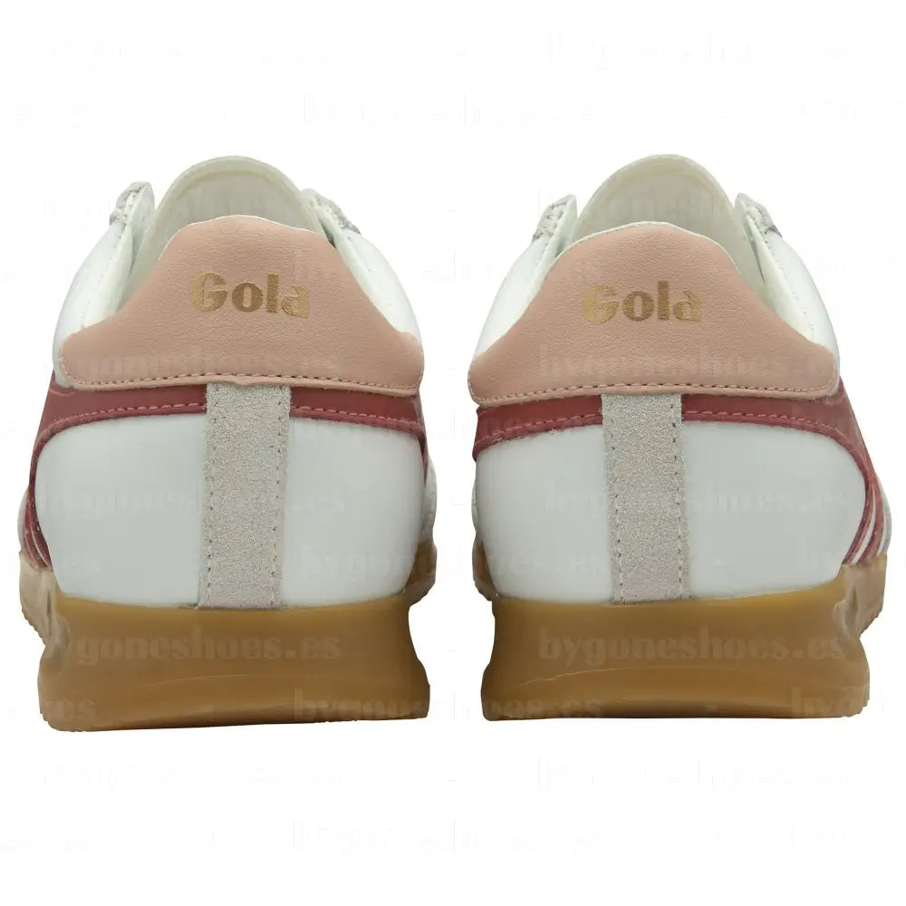 GOLA | SNEAKERS MUJER | TORPEDO-LEATHER-CLB622 WHITE/CLAY/PINK PEARL SNEAKERS