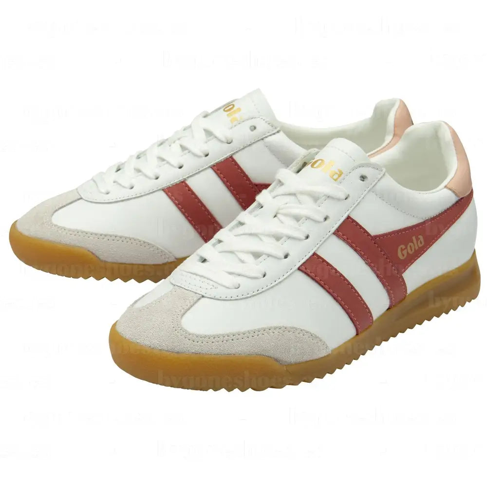 GOLA | SNEAKERS MUJER | TORPEDO-LEATHER-CLB622 WHITE/CLAY/PINK PEARL SNEAKERS