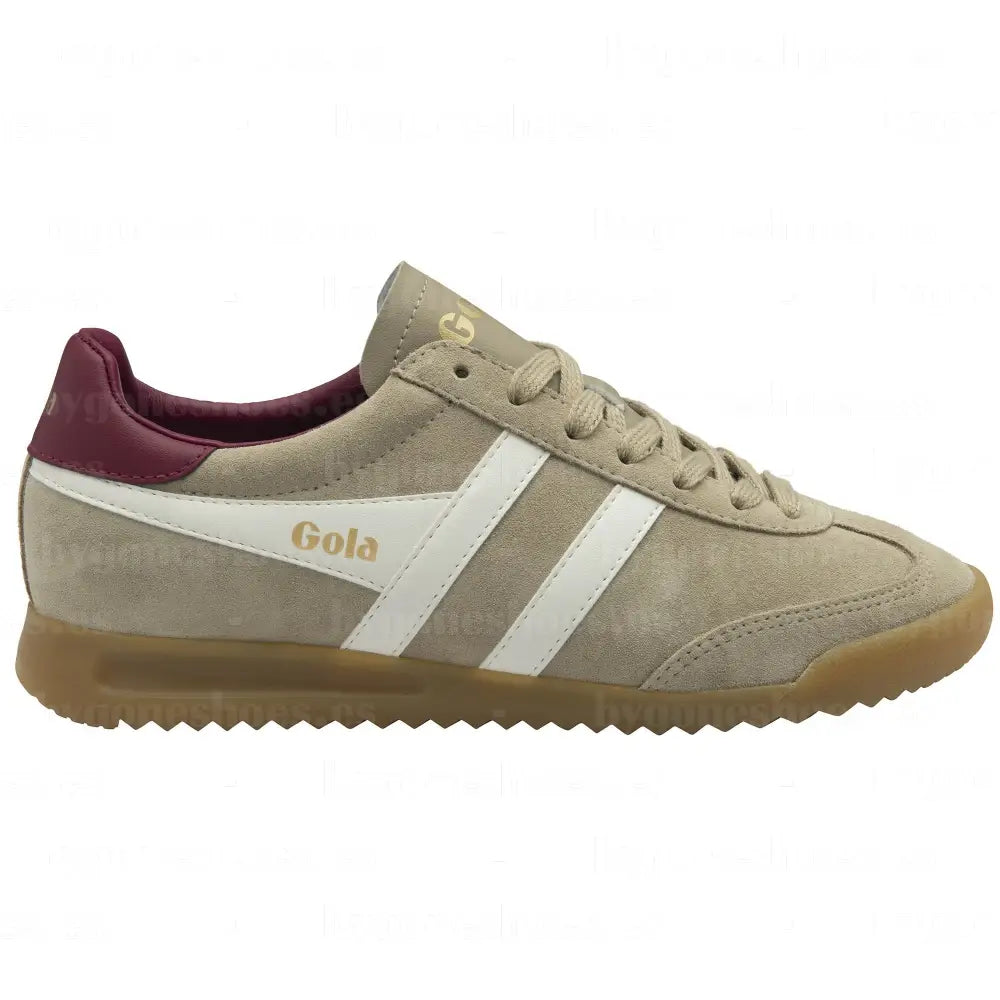 GOLA| SNEAKERS MUJER| Torpedo suede BONE/OFF WHITE/CERISE CLB761|BOWC SNEAKERS