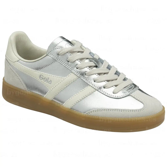 GOLA|SNEAKERS MUJER| Viper metallic SILVER/OFF WHITE/GUM CLB783|SOWG SNEAKERS