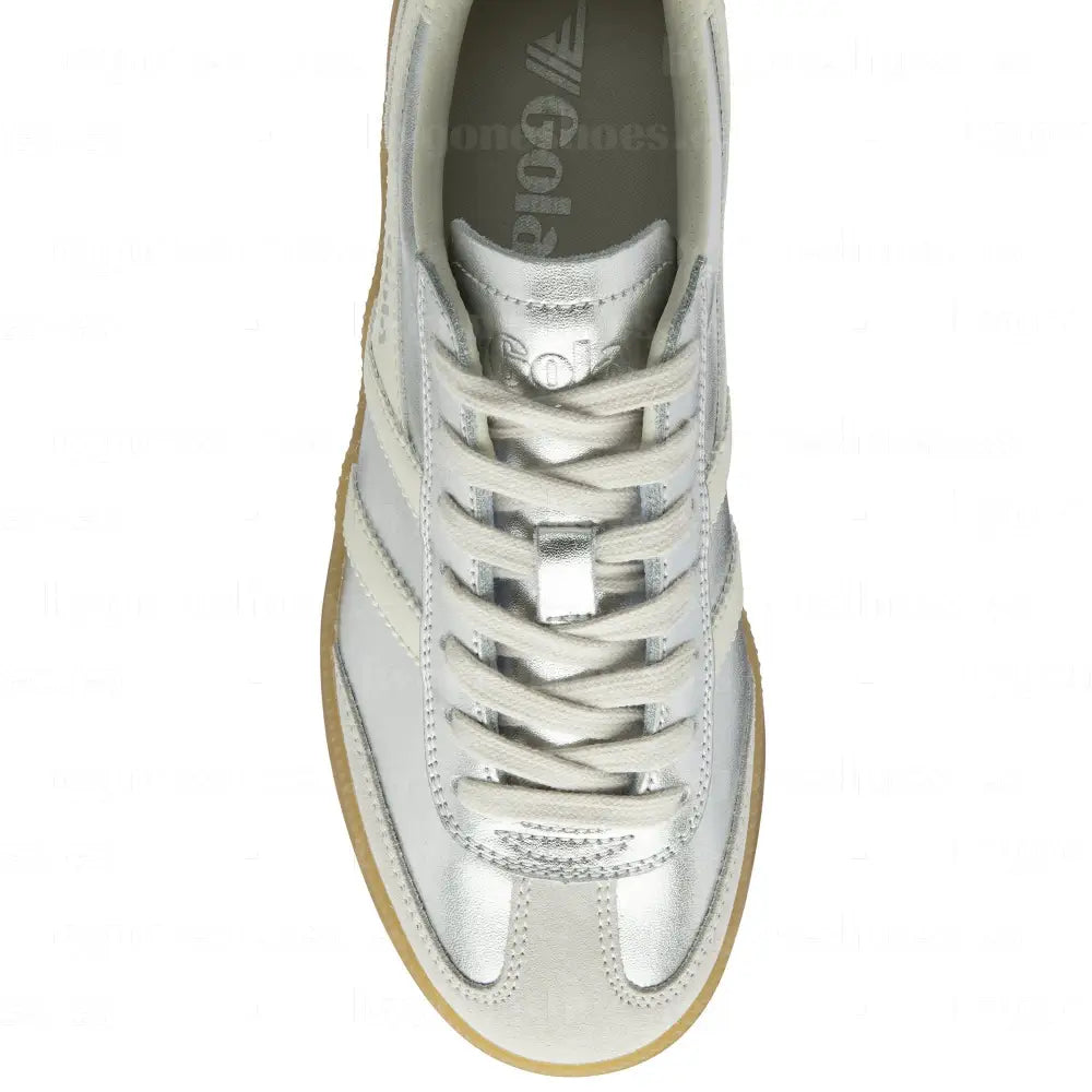 GOLA|SNEAKERS MUJER| Viper metallic SILVER/OFF WHITE/GUM CLB783|SOWG SNEAKERS