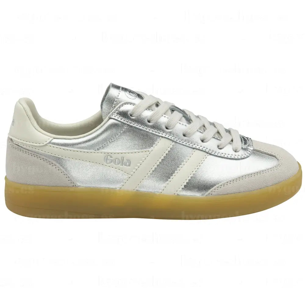 GOLA|SNEAKERS MUJER| Viper metallic SILVER/OFF WHITE/GUM CLB783|SOWG SNEAKERS