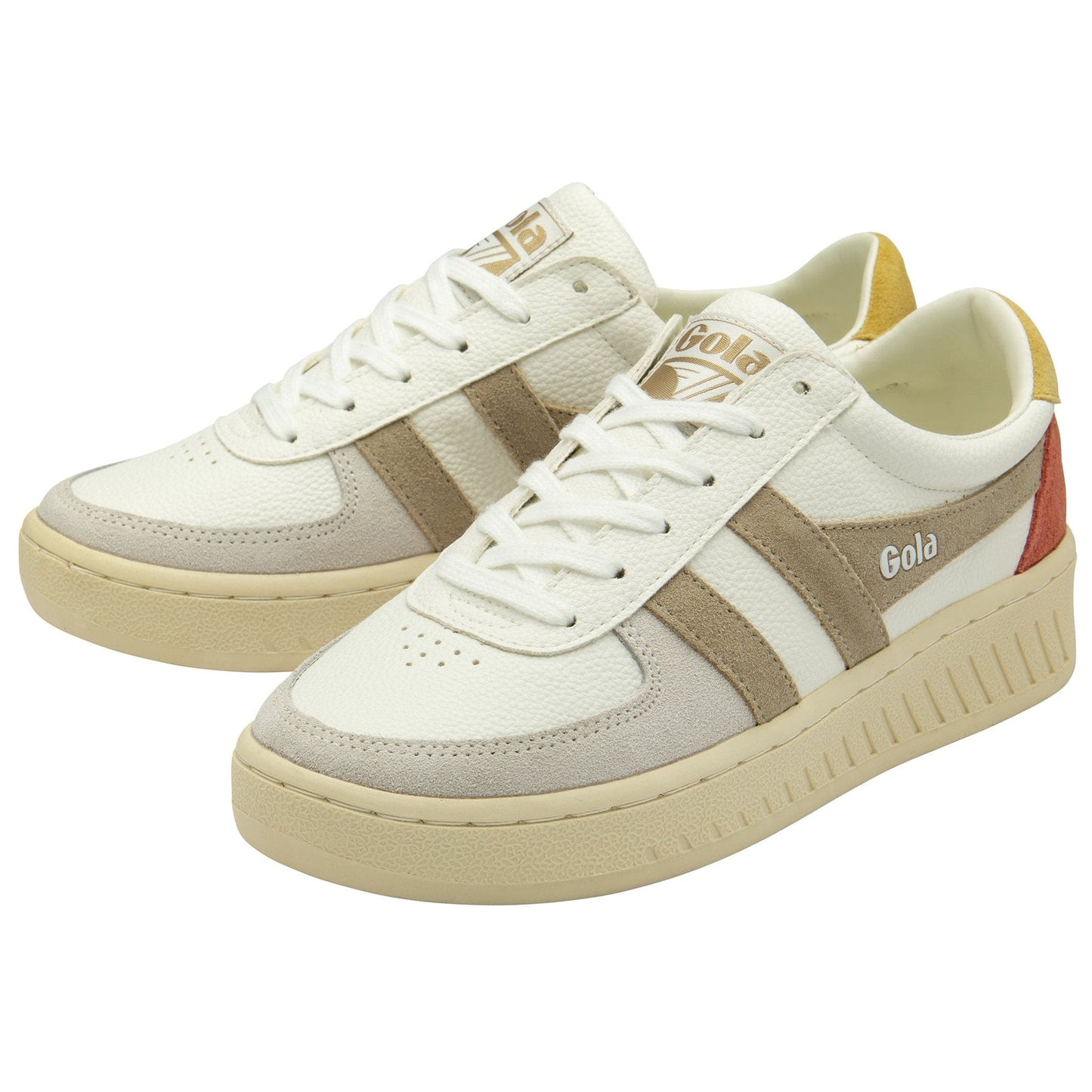 GOLA | SNEAKERS MUJER | GRANDSLAM-TRIDENT-CLA415 WHITE/BONW/FLAX