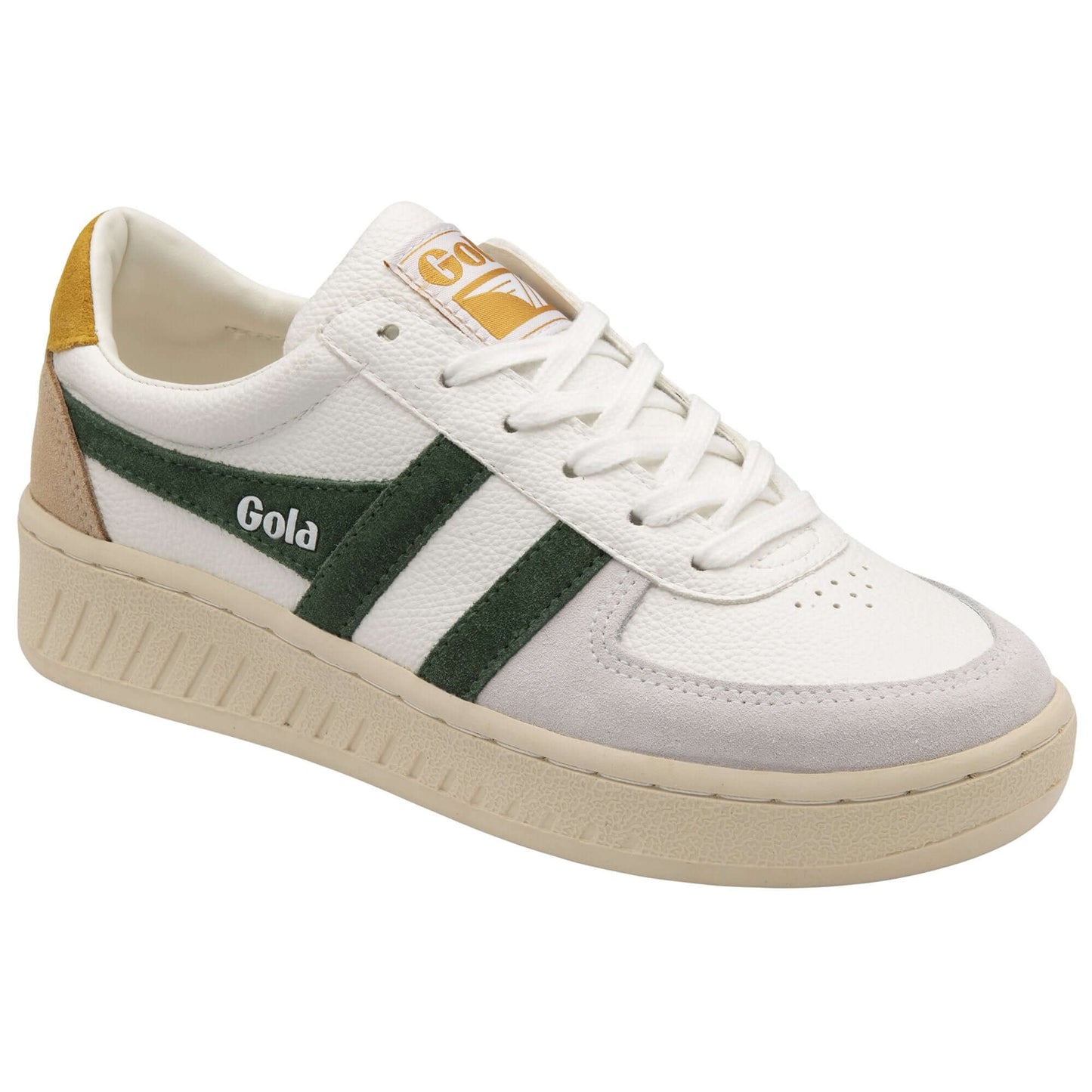 GOLA | SNEAKERS MUJER | GRANDSLAM-TRIDENT-CLA415 WHITE/EVERGREEN/SUN