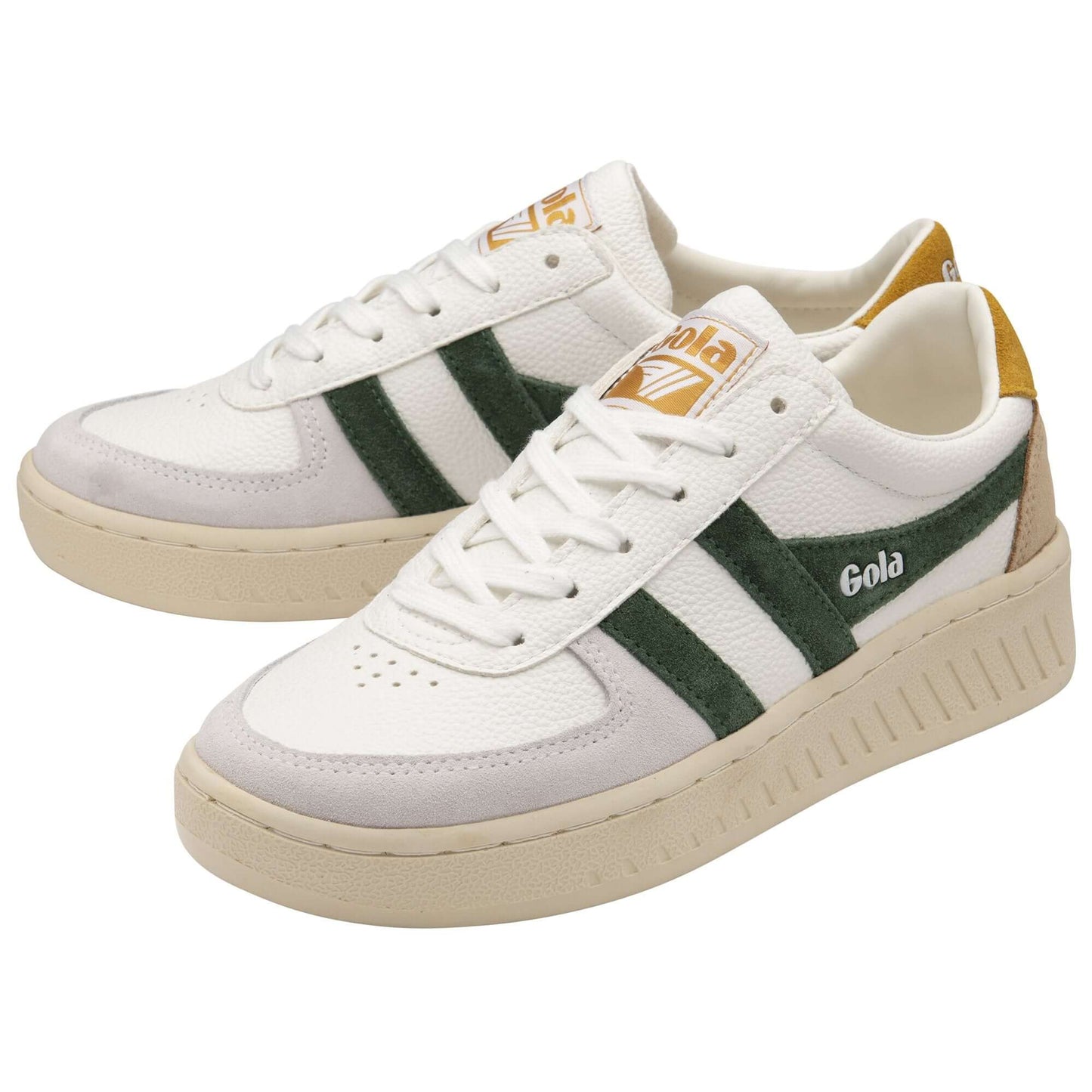 GOLA | SNEAKERS MUJER | GRANDSLAM-TRIDENT-CLA415 WHITE/EVERGREEN/SUN