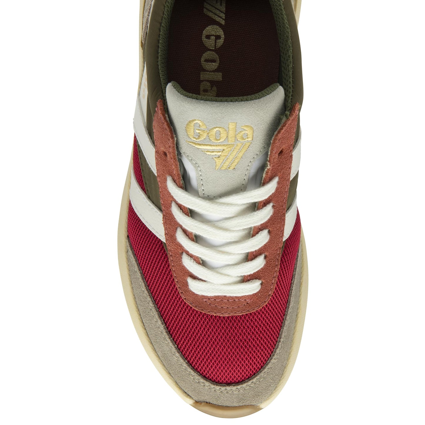 GOLA | SNEAKERS MUJER | RAVEN-CLB516 RASPBERRY/KHAKI/FEATHER GREY