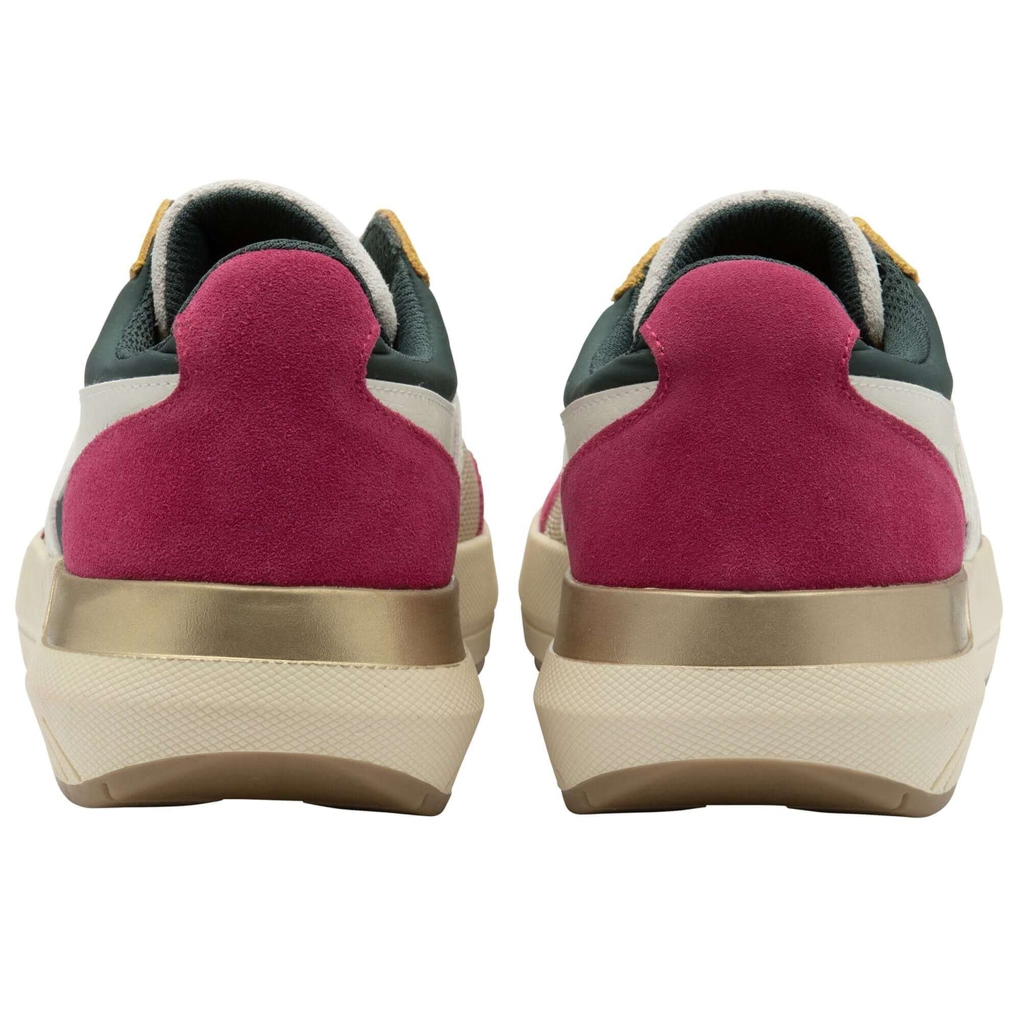 GOLA | SNEAKERS MUJER | RAVEN-CLB516 WHEAT/EVERGREEN/FUCSHIA