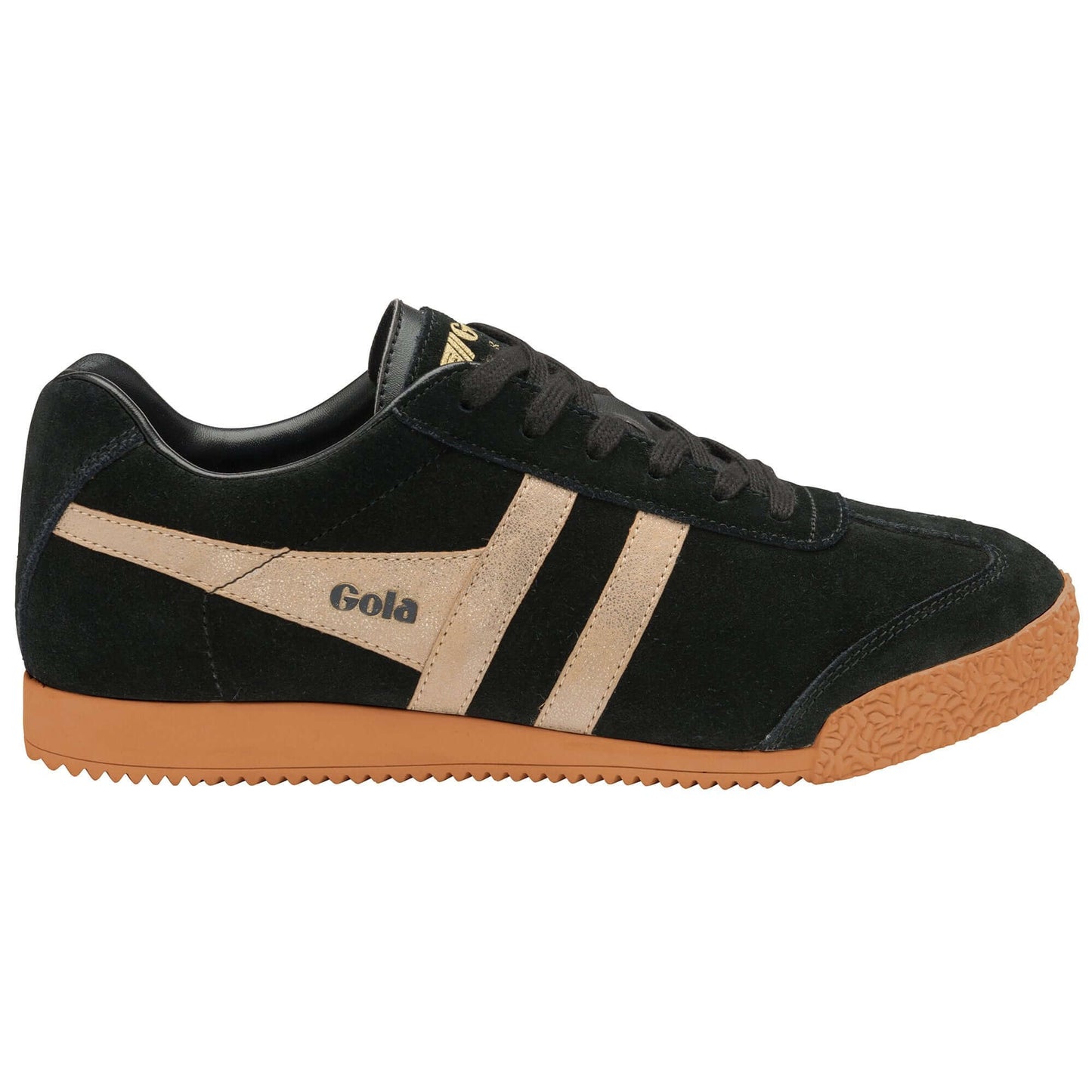 GOLA | SNEAKERS MUJER | HARRIER-MIRROR-CLA156 BLACK/GOLD