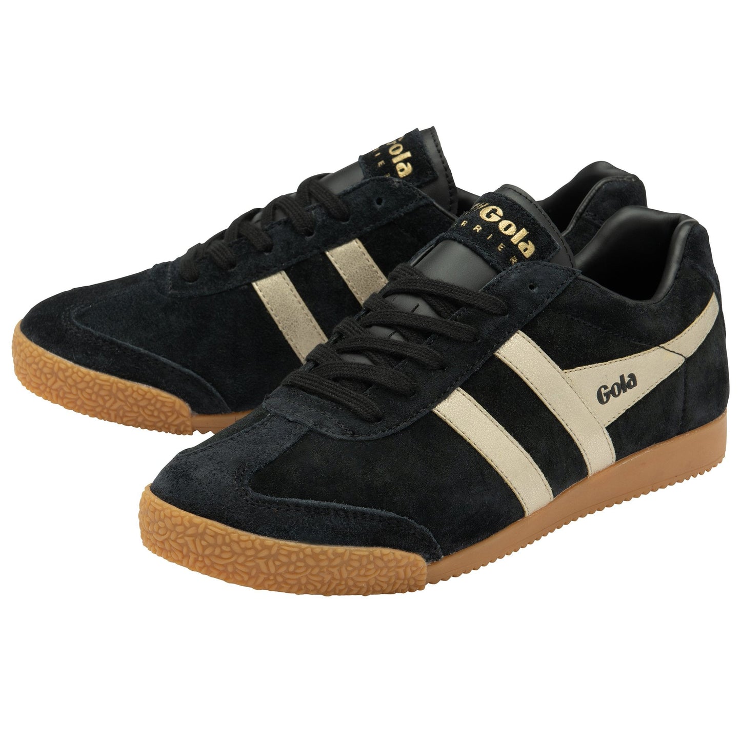 GOLA | SNEAKERS MUJER | HARRIER-MIRROR-CLA156 BLCK/GOLD