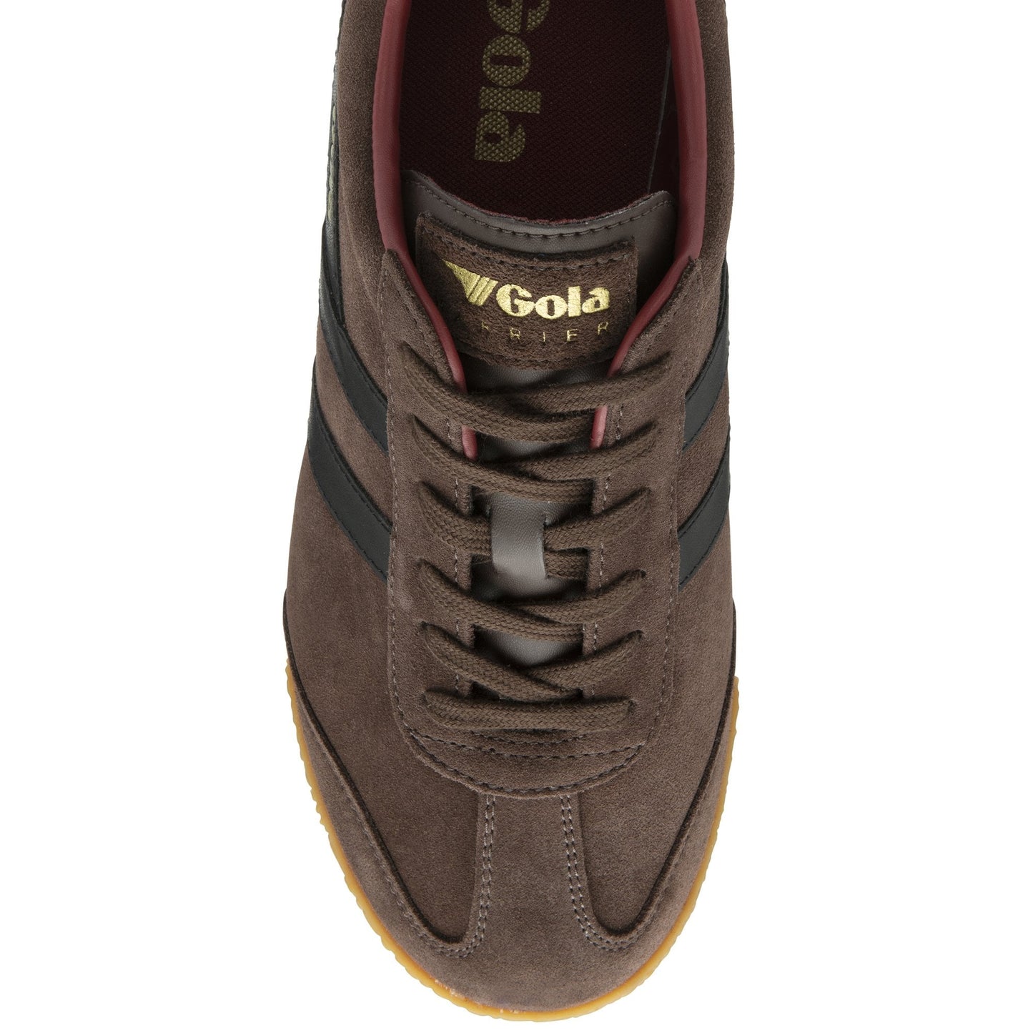 GOLA|SNEAKERS HOMBRE|HARRIER SUEDE-BROWN/BK/DRED CMA192|BBDR