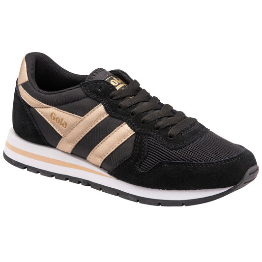 GOLA | SNEAKERS MUJER | DAYTONA-MIRROR-CLB107 BLACK/GOLD