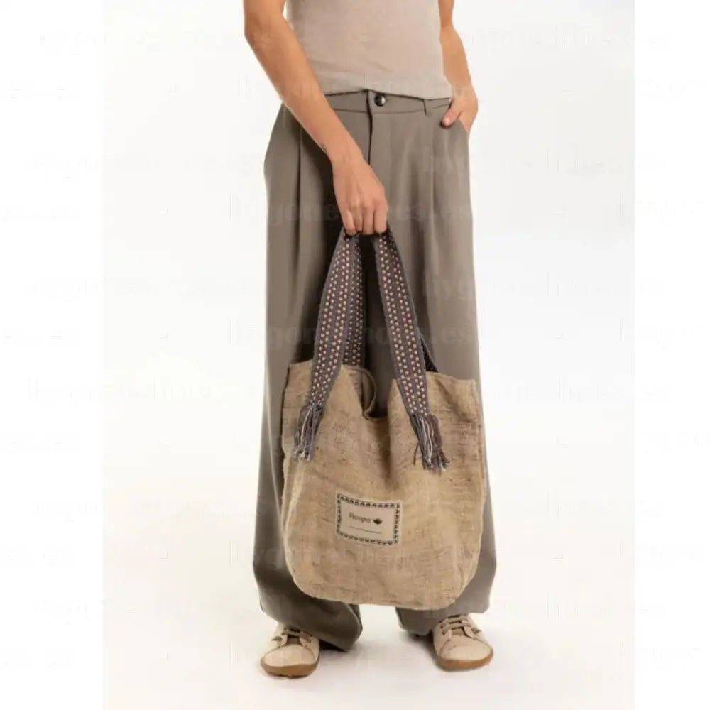 HEMPER| BAGS UNISEX | MAXIBOLSO-NATURAL-1147 NATURAL Única / Natural BAGS