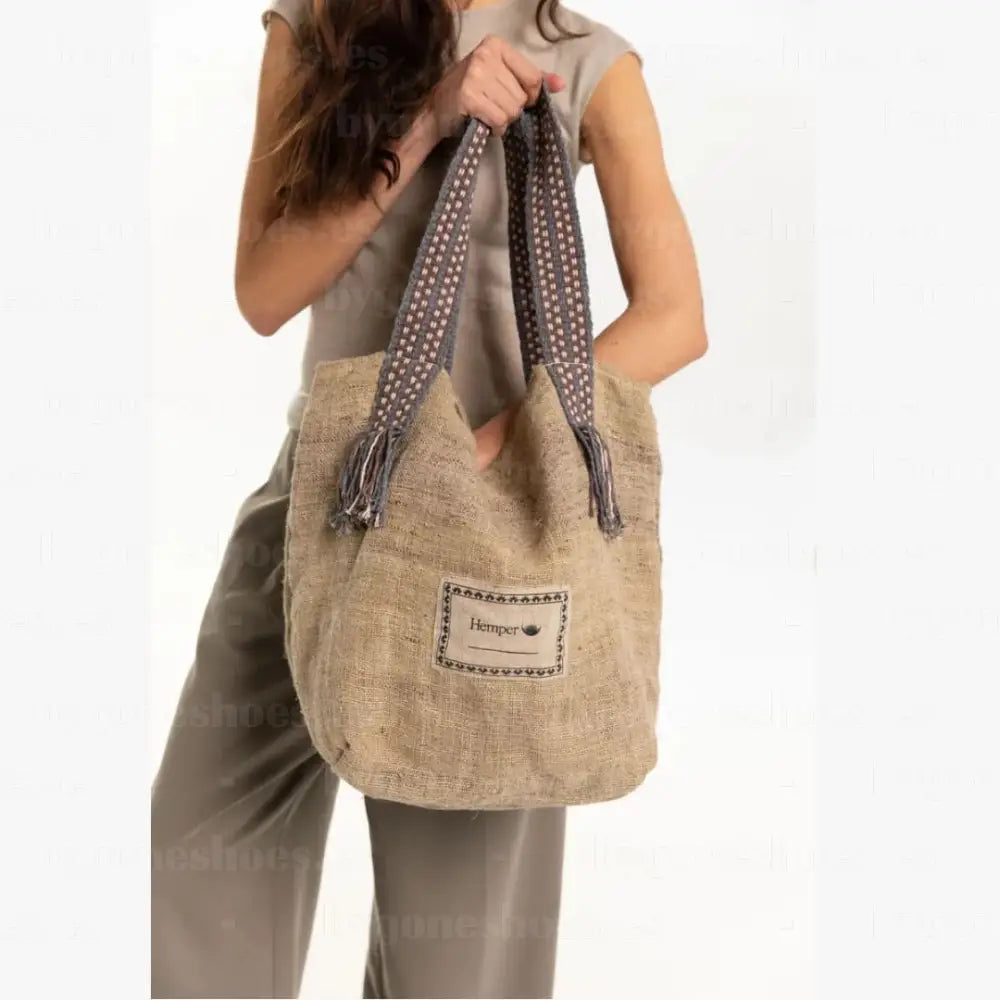 HEMPER| BAGS UNISEX | MAXIBOLSO-NATURAL-1147 NATURAL Única / Natural BAGS