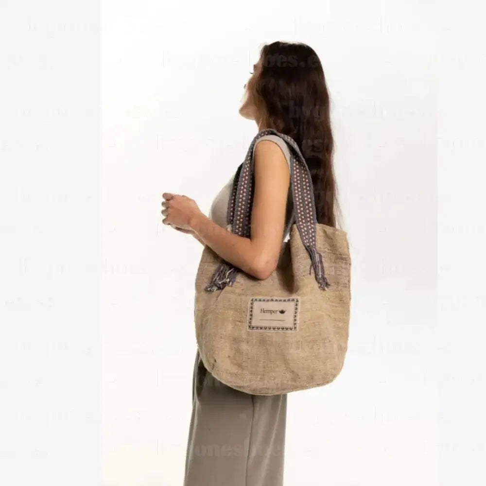 HEMPER| BAGS UNISEX | MAXIBOLSO-NATURAL-1147 NATURAL Única / Natural BAGS