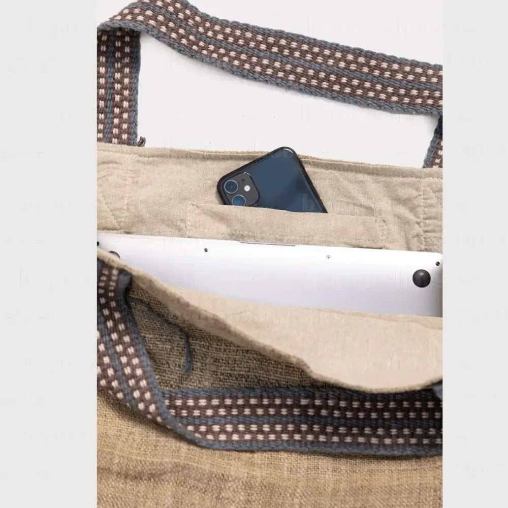 HEMPER| BAGS UNISEX | MAXIBOLSO-NATURAL-1147 NATURAL Única / Natural BAGS