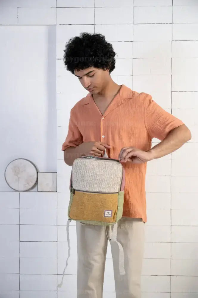 HEMPER|BAGS UNISEX|MINI YALA- LILA-PISTACHO 1307|LIPI LILA-PISTACHO / UN BAGS