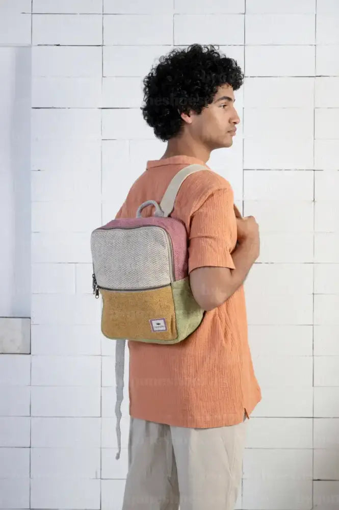 HEMPER|BAGS UNISEX|MINI YALA- LILA-PISTACHO 1307|LIPI LILA-PISTACHO / UN BAGS