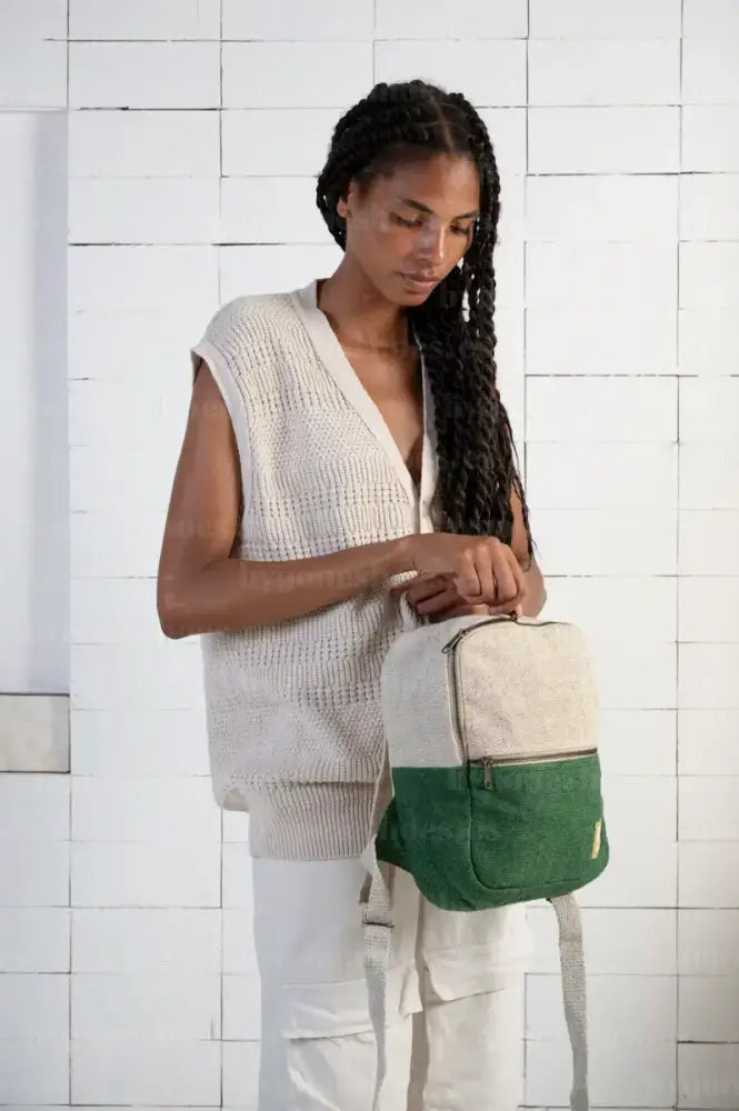 HEMPER|BAGS UNISEX|MINI YALA- VERDE 1308|VERDE VERDE / UN BAGS