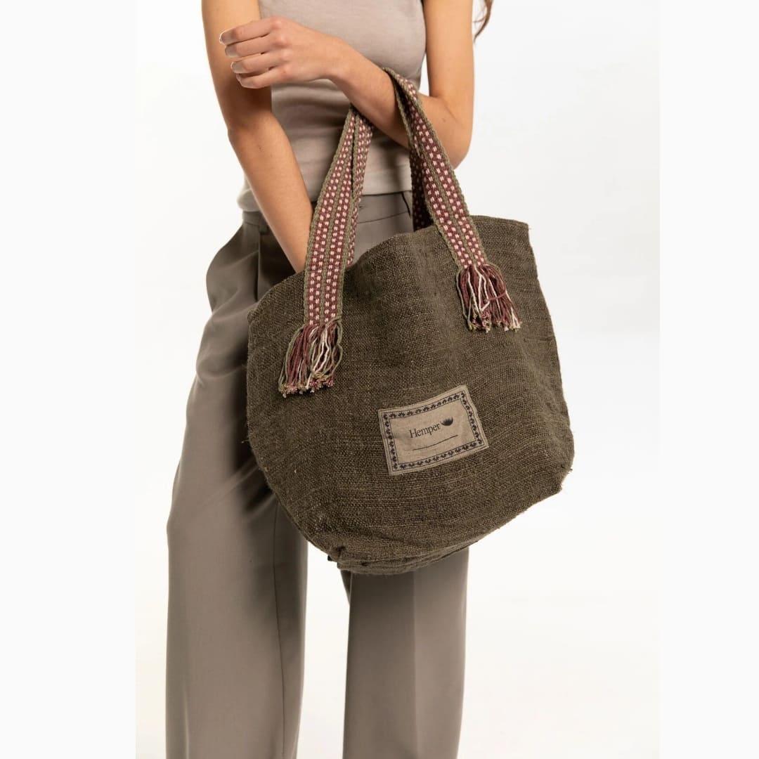 HEMPER| BAGS UNISEX | MAXIBOLSO-KHAKI-1123 KHAKI