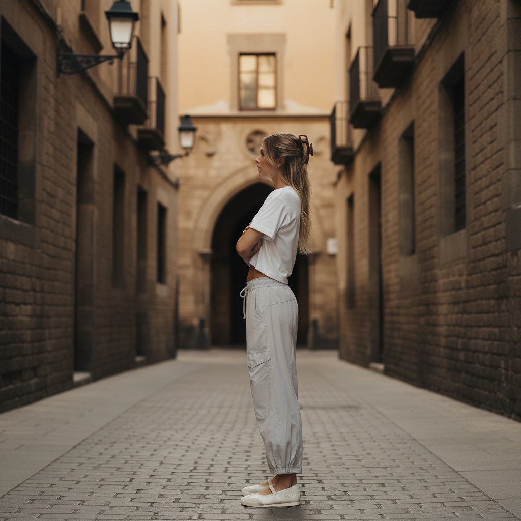 Chica lateral Gótico Barcelona 1:1