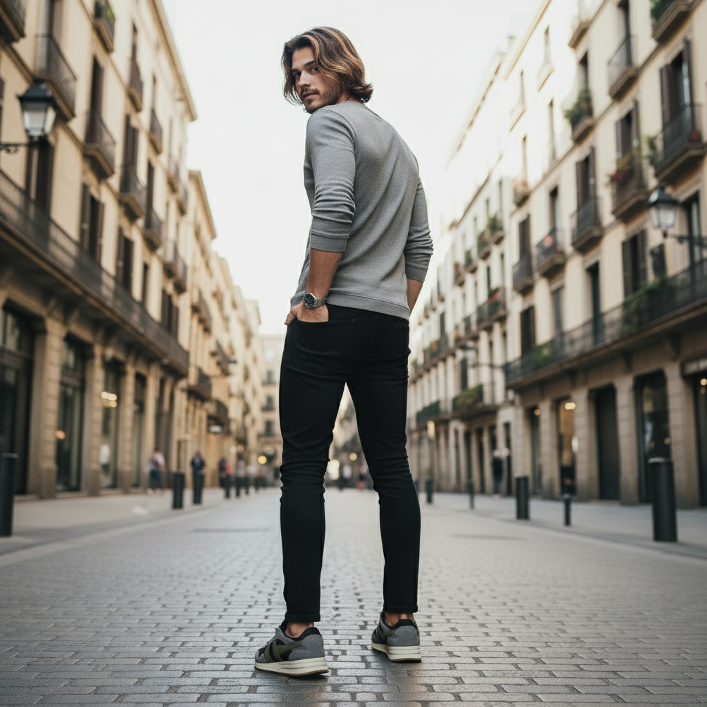 GOLA|SNEAKERS HOMBRE| Delta BLACK/ASH/KHAKI CMB780|BAK SNEAKERS