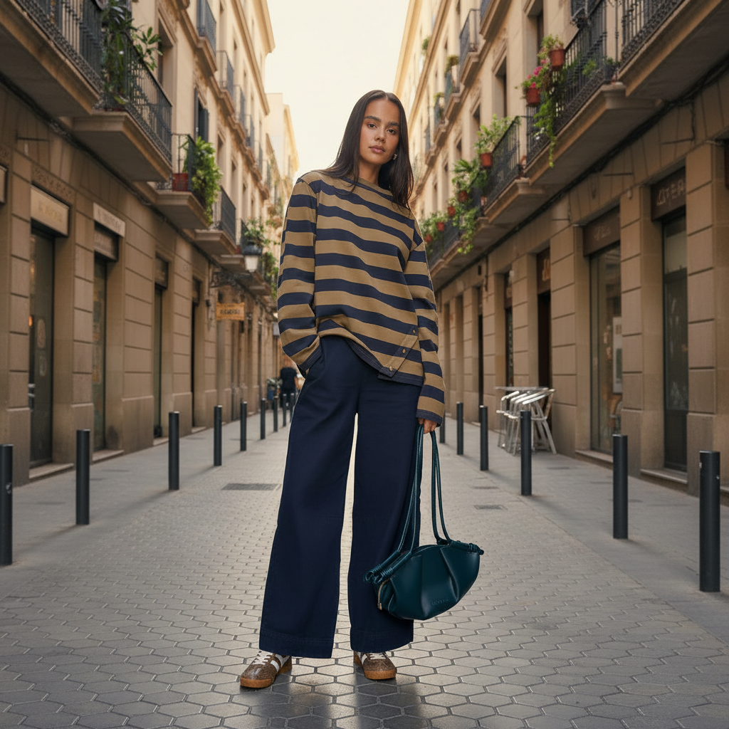 Modelo en Barcelona formato 1:1