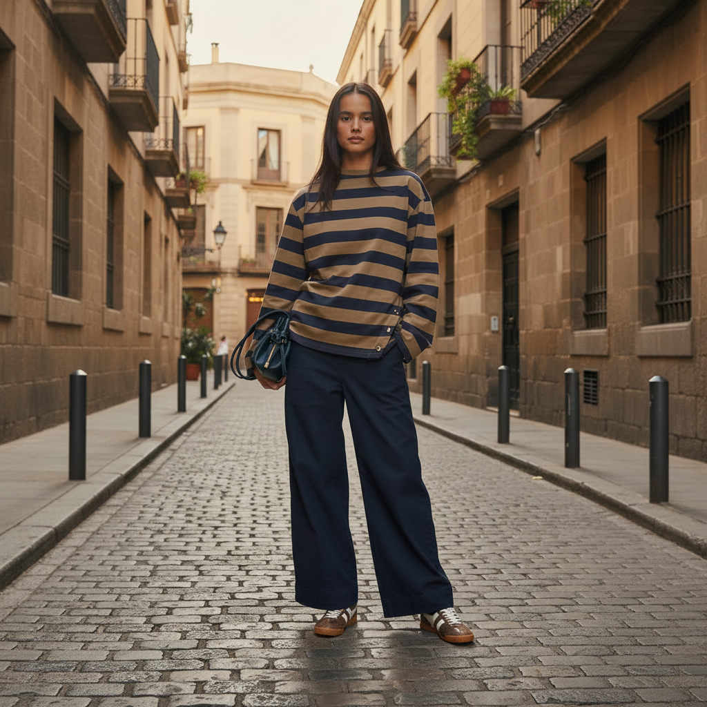 Modelo en Barcelona formato 1:1