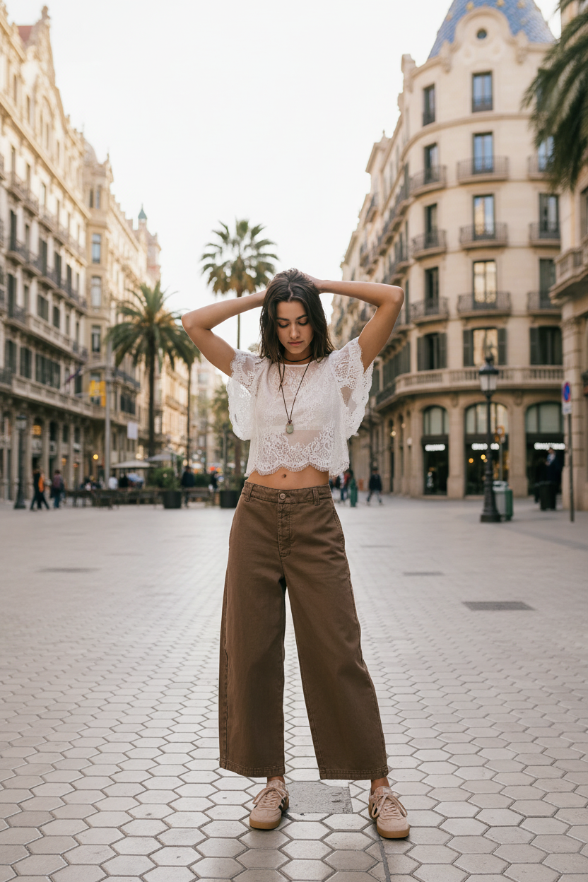 Modelo en Paseo de Gracia Barcelona