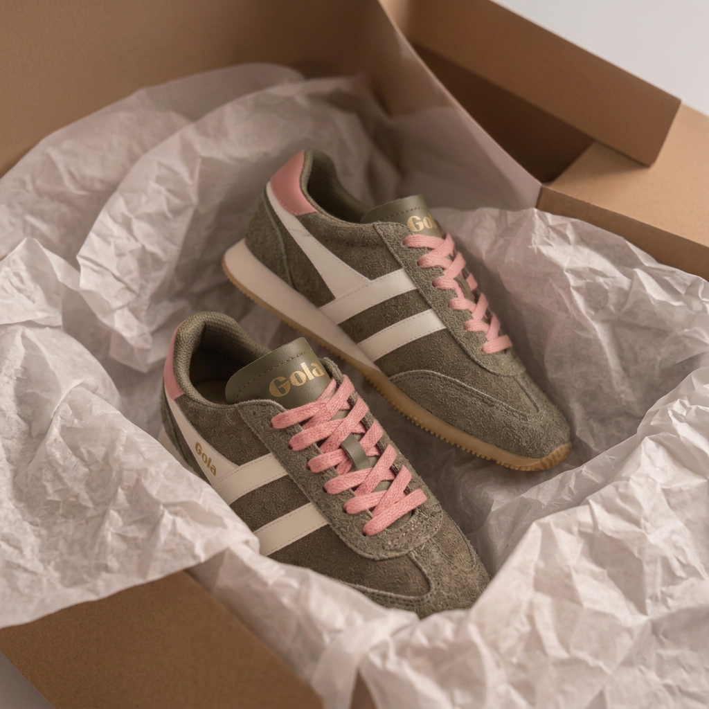 Zapatillas en la caja en formato 1:1